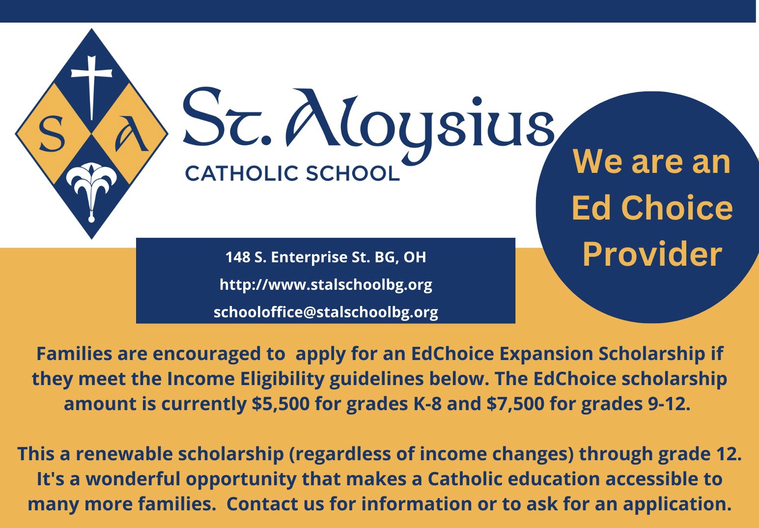 Ed Choice Expansion Scholarships Available